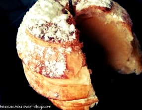 Pomme feuilletée caramel au beurre salé