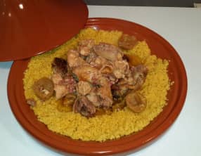 Tajine de poulet au citron confit