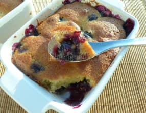 Cobbler aux myrtilles