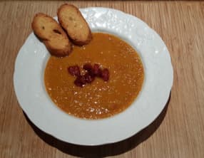 Mouliné de pois cassés au chorizo