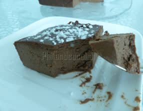 Fondant au chocolat à la ricotta, fort en chocolat et sans gluten