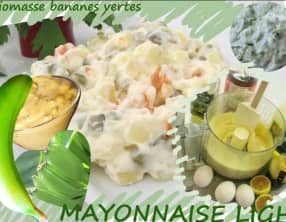 Mayonnaise à la biomasse de bananes vertes