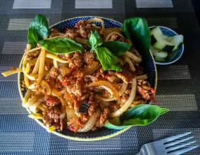 Linguine comme "alla Bolognese"