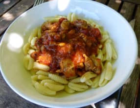 Sauté d'agneau au safran façon sarde