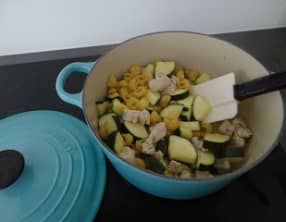 One-Pot-Pasta dinde courgettes