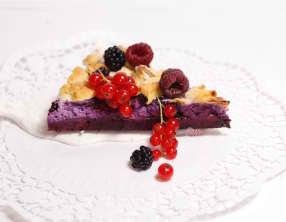 Sablé à la ricotta et aux fruits rouges