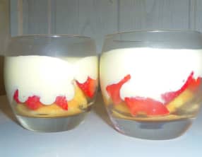 Tiramisu aux fraises