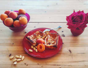 Tarte moelleuse et croquante aux fruits d'été