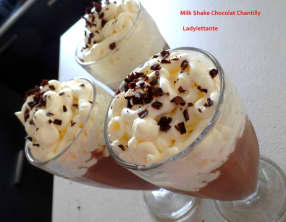 Milk Shake Chocolat Chantilly