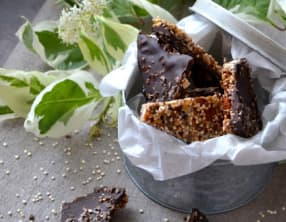 Ecorces de chocolat aux super aliments