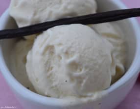 Crème glacée à la vanille
