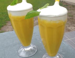 Milk Shake d'Orange à la Menthe