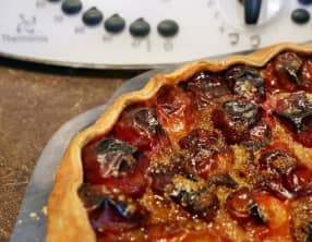 Tarte aux prunes au thermomix facile et rapide