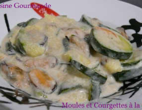 Moules et Courgettes à la Crème