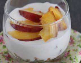 Trifle aux nectarines