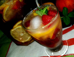 Boisson d'été aux saveurs fruitées