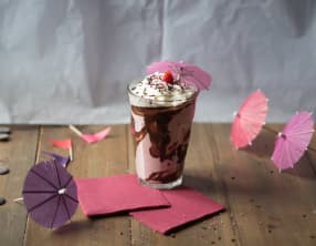 Milkshake à la fraise