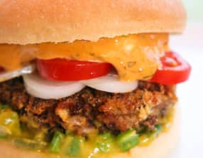 Burger Tex-Mex aux haricots Azuki