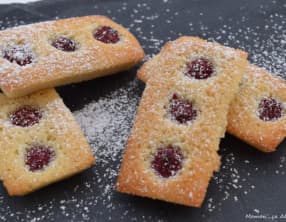 Financiers à la framboise