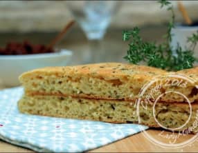 Focaccia au thym