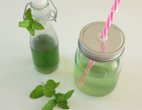 Sirop de menthe fraîche maison