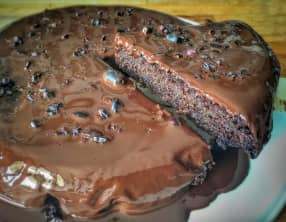 Gâteau au chocolat et courgette