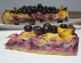 Gâteau invisible citron myrtilles