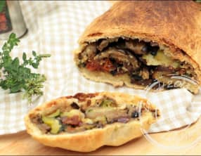 Strudel aux légumes d’été et mozzarella