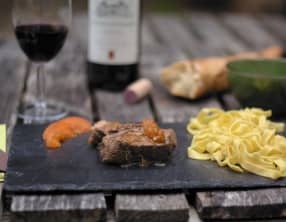 Magrets de canard à l'abricot