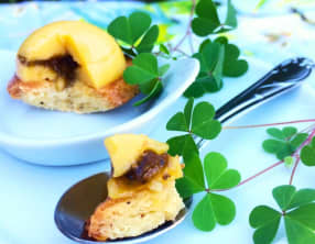 Sablés aux quatre-épices et son crémeux yuzu-citron coeur confiture d'olives