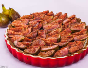 Tarte aux yaourts et aux figues