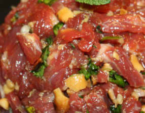 Tartare de bœuf Thaï