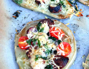Aubergines façon pizza