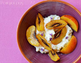 Ricotta prune lavande d'après Shaun Kelly