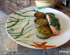 Saumon en croute d'herbes au four