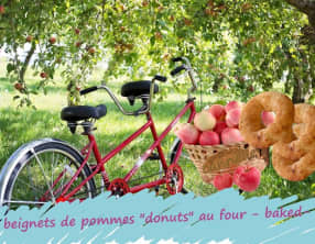 Beignets aux pommes "donuts" cuits au four