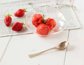 Sorbet fraise