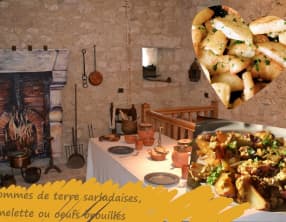 Omelette aux pommes de terre sarladaises