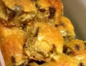 Blondie aux amandes et pépites de chocolat