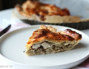 Tourte d'automne aux champignons