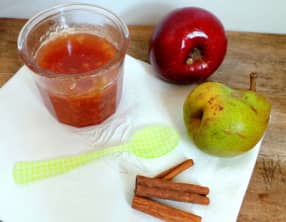 Confiture pommes poires cannelle