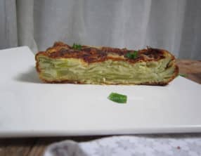 Gâteau invisible courgettes parmesan