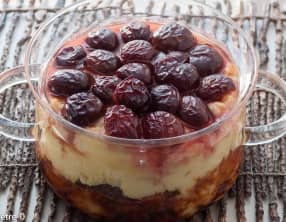 Gâteau de semoule aux prunes