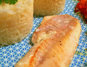 Poisson rouge à la plancha