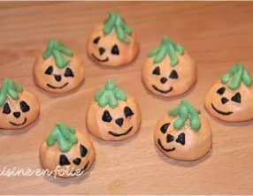 Meringues citrouille d’Halloween
