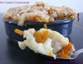 Gratin chou fleur et carotte
