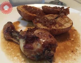 Poulet mariné au miel