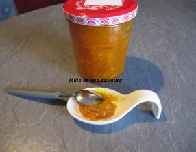 Confiture de potimarron et orange parfumée à l'étoile de badiane et fève de tonka