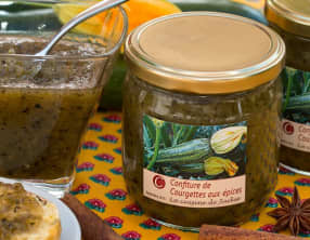 Confiture de courgettes aux épices