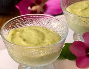 Crème glacée aux avocats